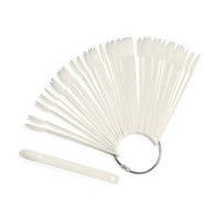 Nail Display Oval Fan Milky