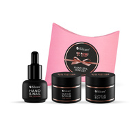 Hand care set So Rose! So Gold! (Cuticle butter 10 ml + Hand serum 15 ml + Hand scrub 10 ml)
