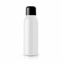 Butelka mleczna 100 ml z czarnym zakręcanym korkiem - Bezpieczne przechowywanie