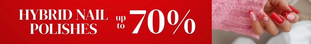 Hybrid nail polishes up to -70%