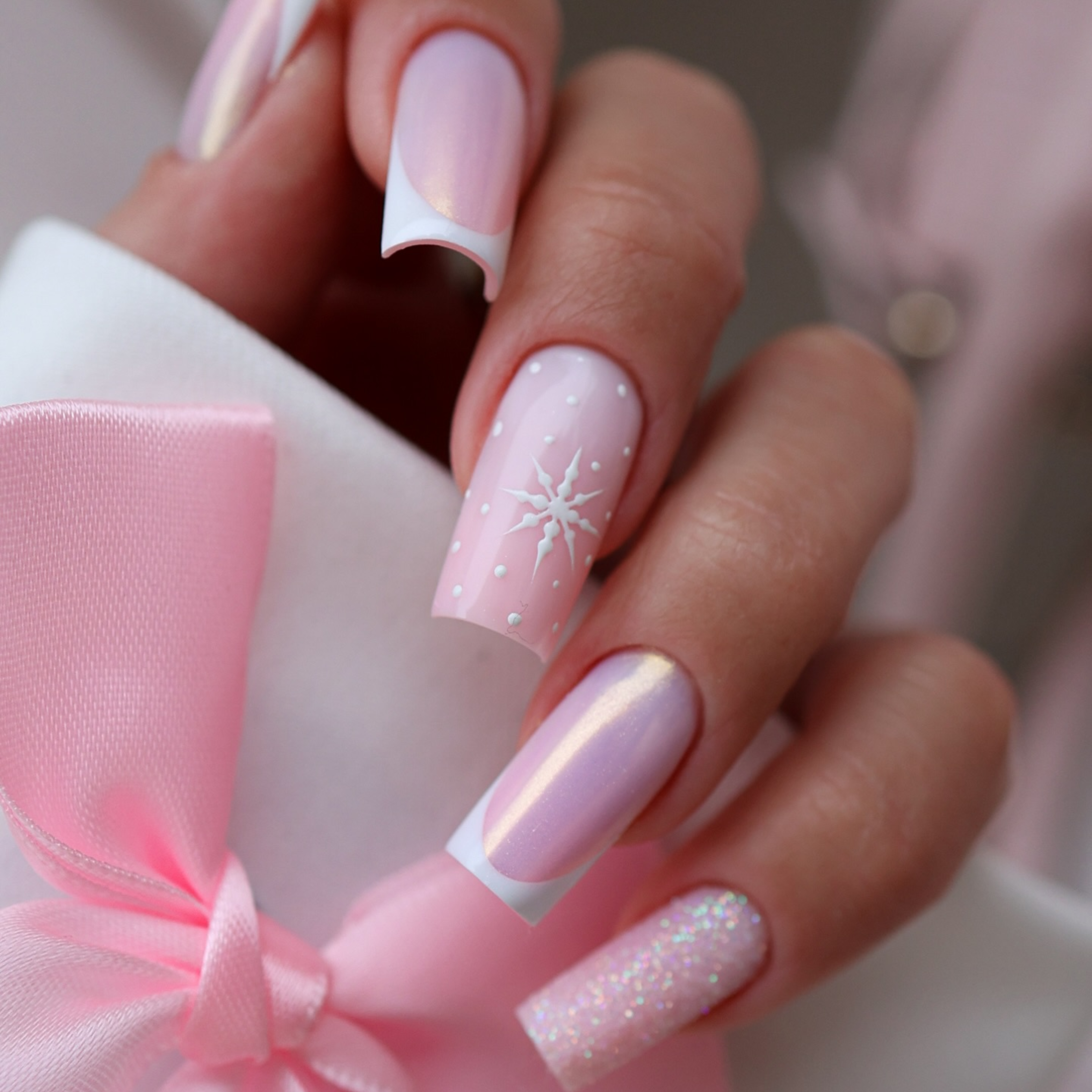 Subtle Valentine’s manicure