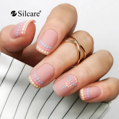 Soap nails 2025 width= Kolorowe kropki na paznokciach