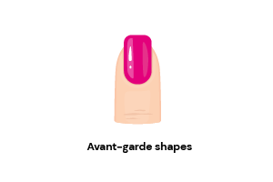 rounded square nail shape