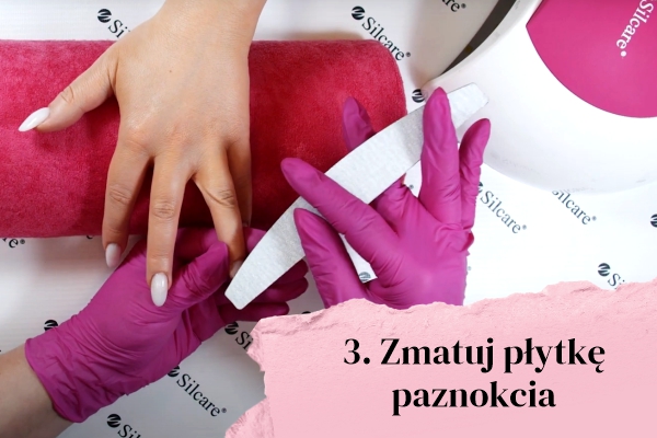 Zmatuj płytkę paznokcia