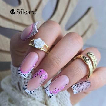 Bunter Square-French - Zebra, Rosa und eine Prise florale Fantasie