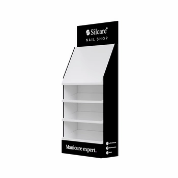 Einseitiger Silcare Nail Shop Aufsteller