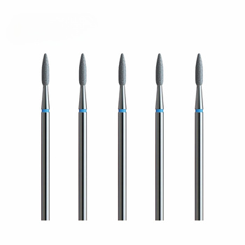 Nail drill bits set (long flame) 5 pcs.