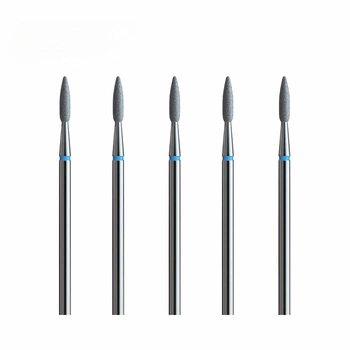 Nail drill bits set (long flame) 5 pcs.