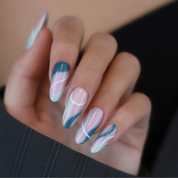 Striped nails - modern manicure with character