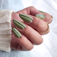 Olive Nails - Minimalist Elegance with a Modern Twist