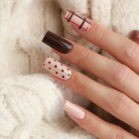 Checkered nails - a trendy accent with a touch of class and style