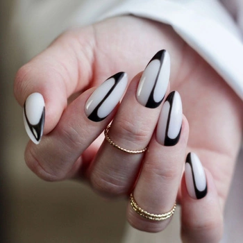 Black and White Nails - Elegance and Contrast with a Modern Twist