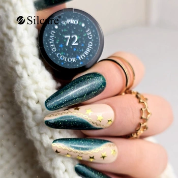 Festive glow with golden stars