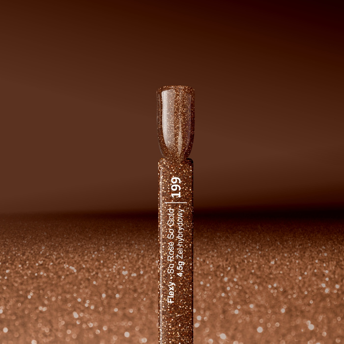 Smalto Flexy Hybrid - So Rose! So Gold! Caramel Glaze *199 4.5 g