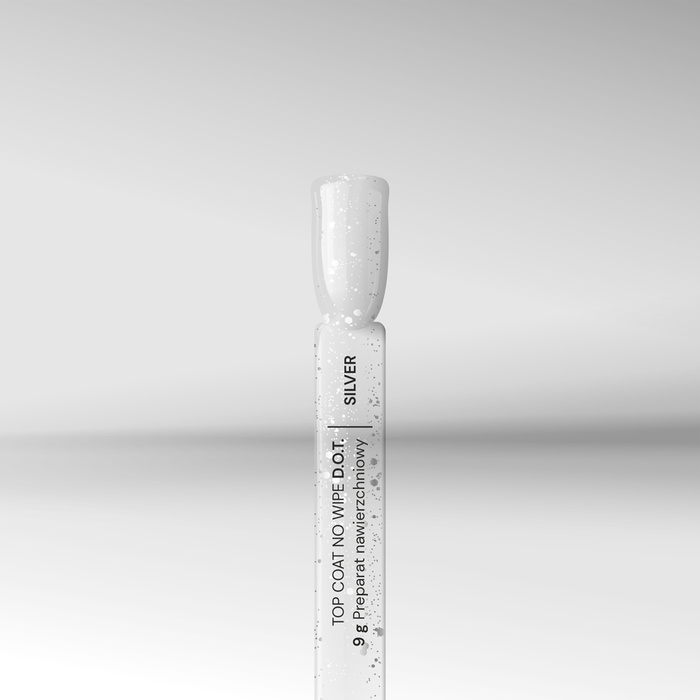 D.O.T. Top Coat Silver with particles 9 ml