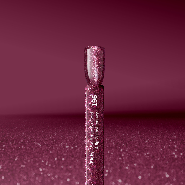 Lakier hybrydowy Flexy 196 So Rose! So Gold! 4.5 g