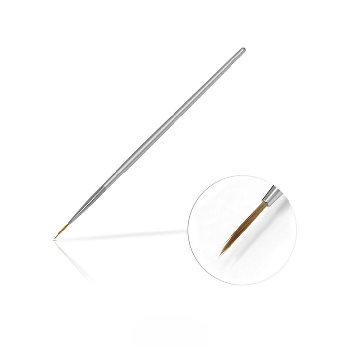 Nail Art Brush #02 silver