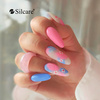 Pastel nails with floral accents