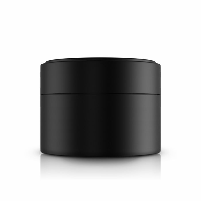 Black Matte Jar 100 ml (PP) - Matte Functionality