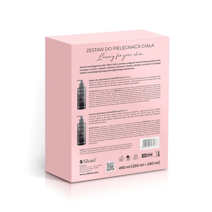 Körper & Handpflegeset So Rose! So Gold! (Körperlotion 250 ml + Handcreme 240 ml)