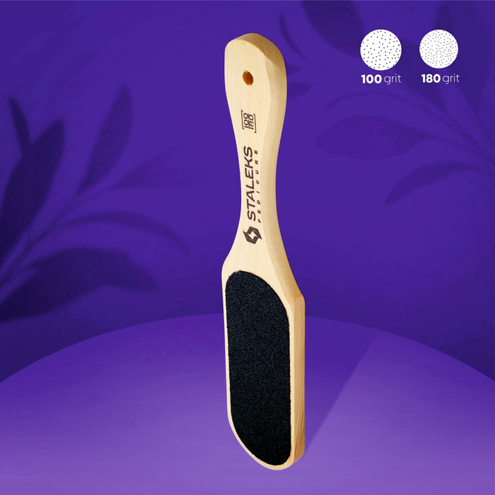 Wooden foot file TYPE 1 100/180 grit