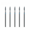 Nail drill bits set (long flame) 5 pcs.