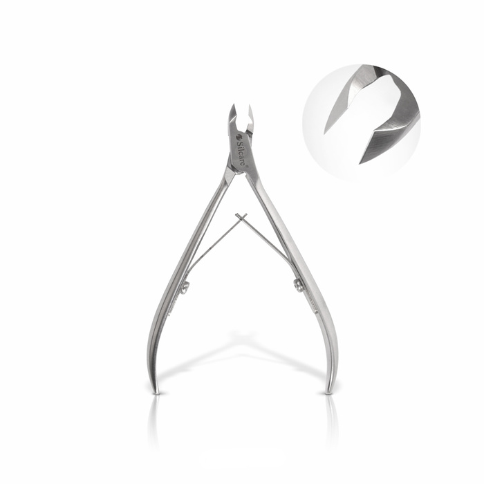 Precise double-spring cuticle and nail nippers 5 mm satin