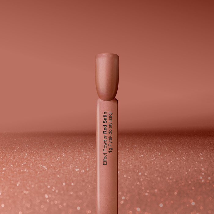 Pyłek do paznokci Red Satine Effect Powder 1 g