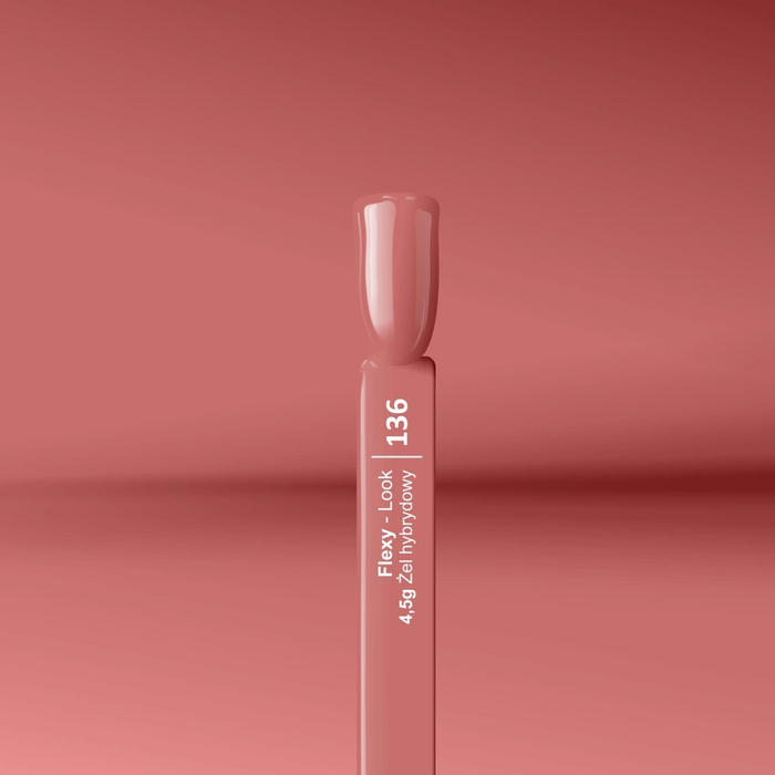 Flexy Hybrid Gel nail polish 136 Muted Pink 4.5 g