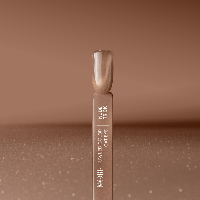 Smalto semipermanente maniMORE Cat Eye Nude Trick 10 g