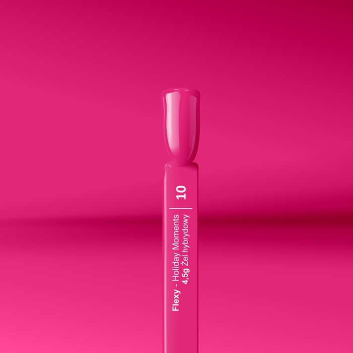 Flexy Hybrid Gel nail polish 10 Barbie-Rosa 4.5 g
