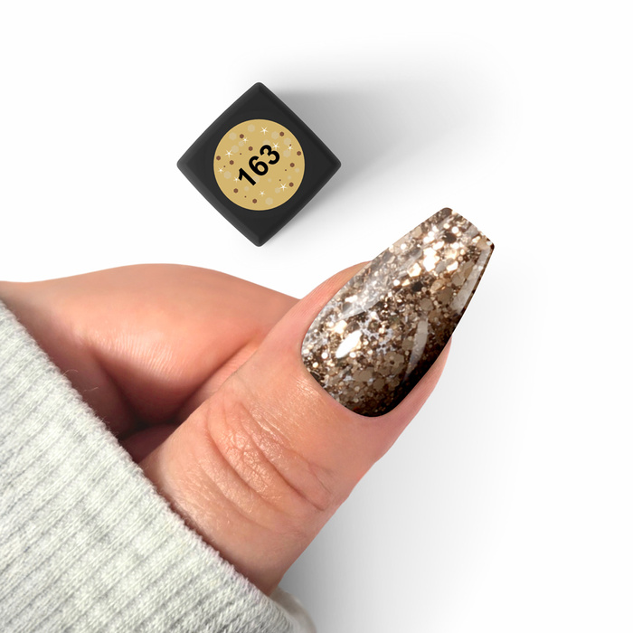 Flexy Hybrid Gel nail polish 163 Golden Cocoa 4.5 g