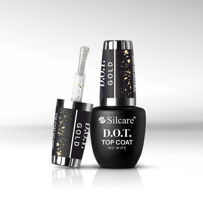 Top Coat con particelle D.O.T. Gold 9 ml