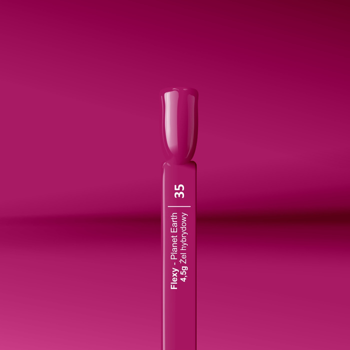 Lakier hybrydowy Flexy 35 Malinowy Aksamit 4.5 g