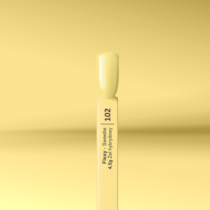Lakier hybrydowy Flexy 102 Pastelowa Wanilia 4.5 g