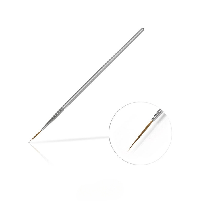 Nail Art Brush #03 silver