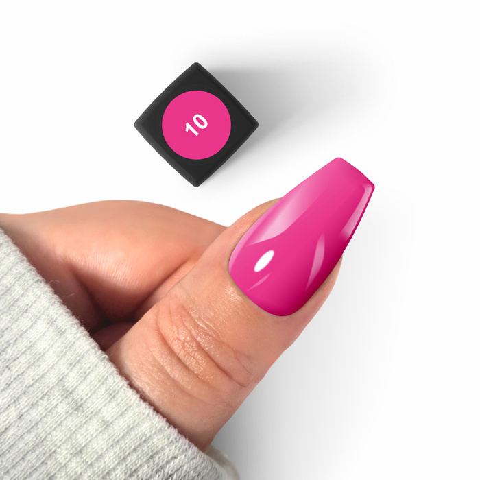 Lakier hybrydowy Flexy 10 Róż Barbie 4.5 g