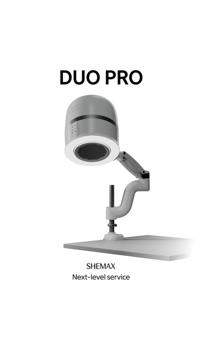 SHEMAX DUO PRO - pochłaniacz pyłu z lampą pierścieniową