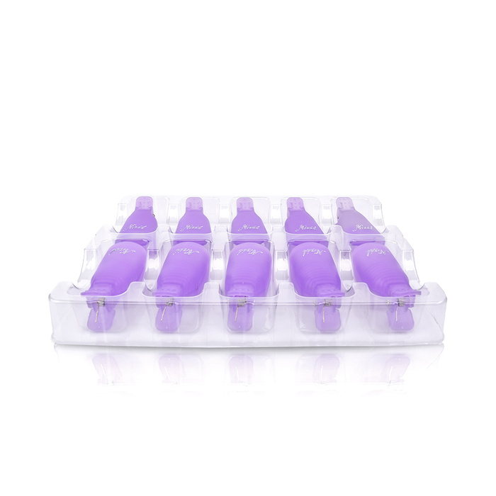 Clip in plastica per rimuovere gli ibridi dalle unghie - Viola