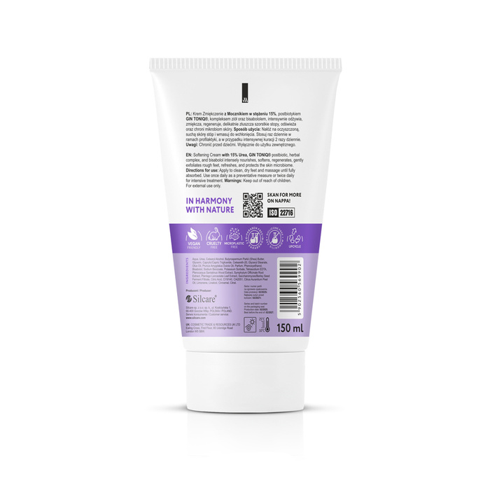 Krem zmiękczenie na szorstką skórę stóp Nappa Mocznik 15% 150 ml