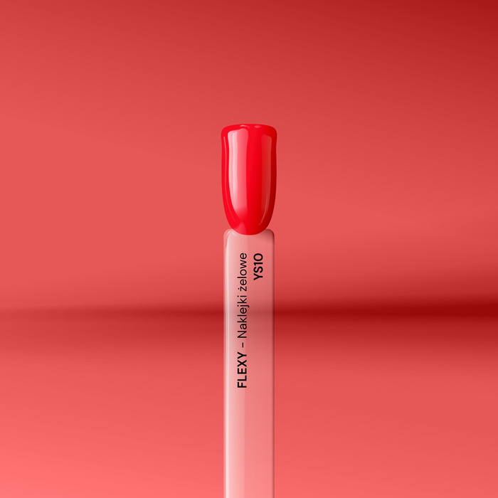 Hybryda w naklejce Nail Art. Simple czerwone 24 szt.