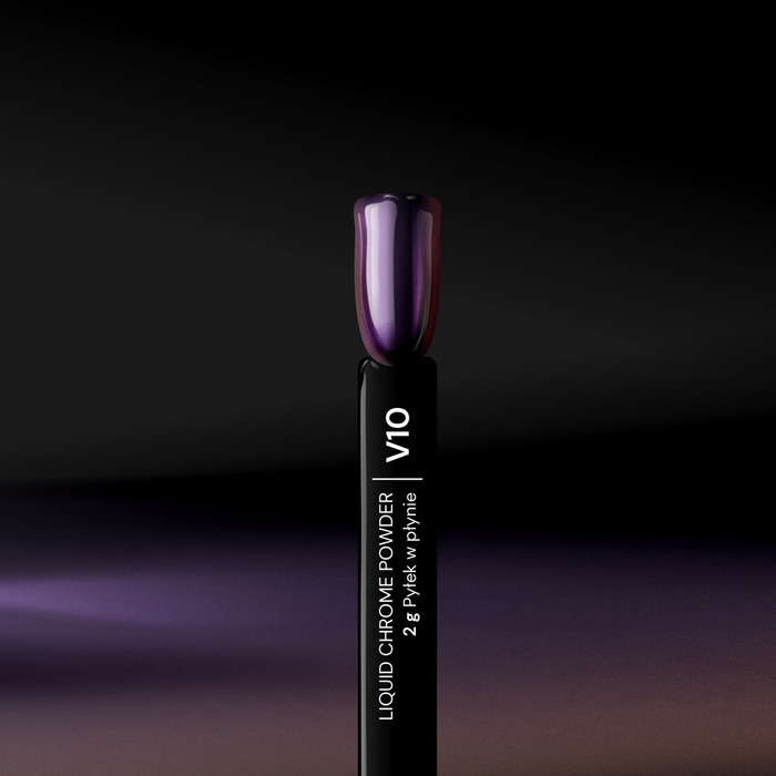Pyłek do paznokci Liquid Chrome Powder V10 2 g