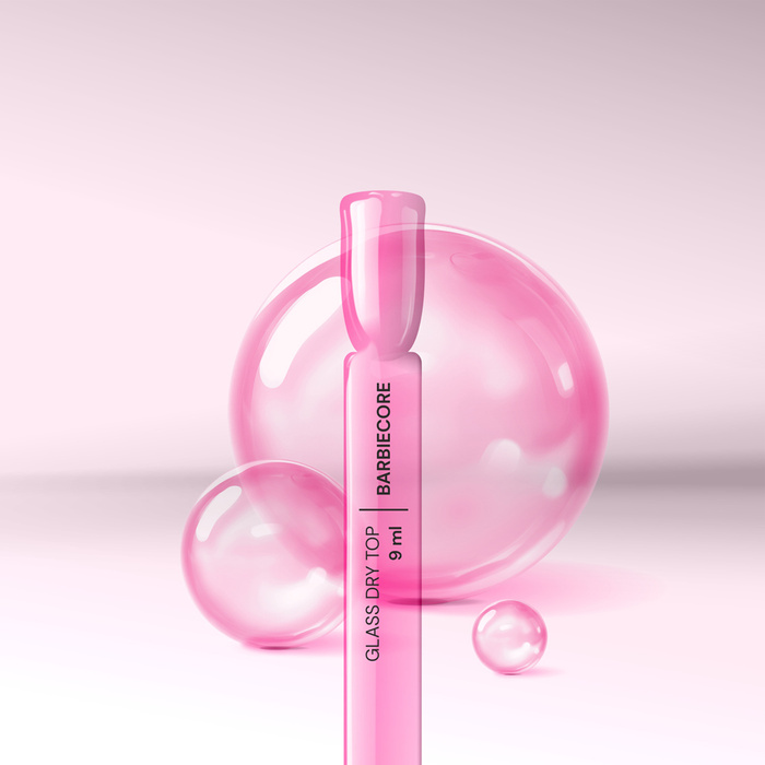 Glass DRY TOP Halbtransparent Barbiecore 9 ml