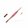 Nail brush for gel  nr. 8 and liner 11mm - rose tube