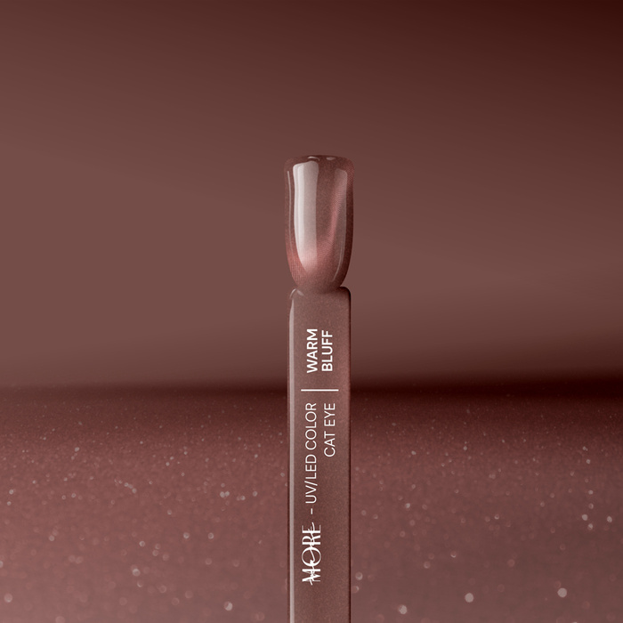 UV Nagellack maniMORE Cat Eye Warm Bluff 10 g