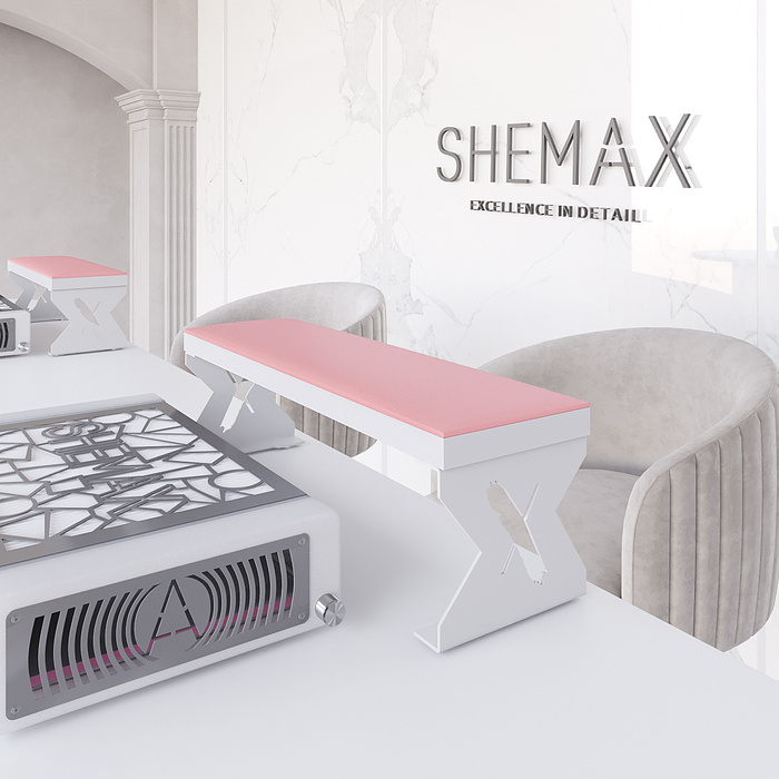 SHEMAX Podstawka do manicure Comfort - Pink
