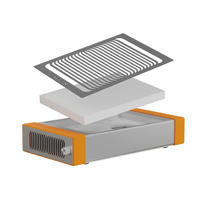 SHEMAX Style PRO - Aspiratore di polvere Neon Orange