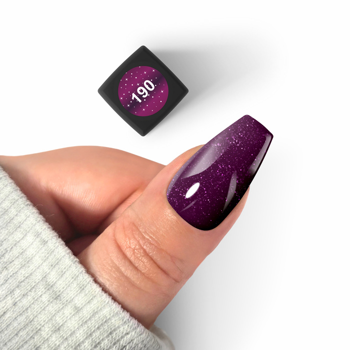 Smalto semipermanente Flexy 190 Cosmic Burgundy 4.5 g
