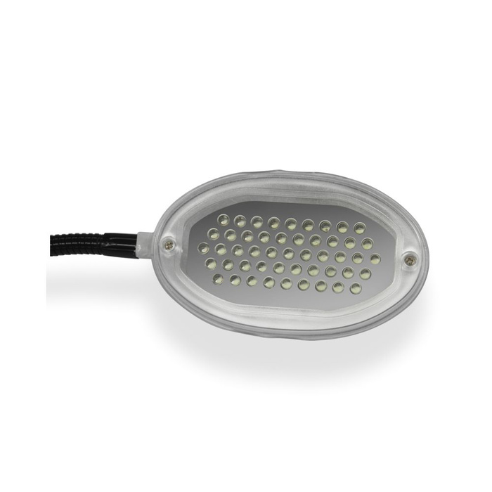 Dust absorber with LED lamp