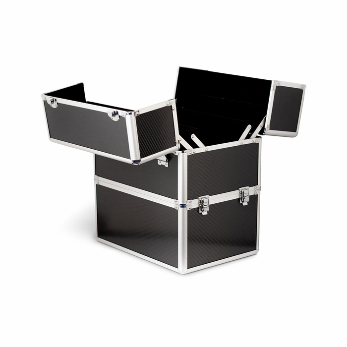 Kufer na akcesoria – chropowata czerń